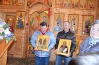 Освящение икон Преподобного Сергия Радонежского и его святых родителей Кирилла и Марии