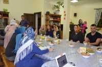 Встреча молодежного актива храма с лидером движения "За жизнь" Сергеем Чесноковым и преподавателем биоэтики Порцевой Татьяной.