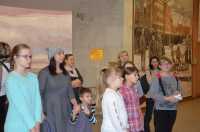 Воспитанники Воскресной школы "Исток" посетили Музей Великой Отечественной Войны