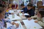 В Воскресной школе храма состоялись занятия по созданию рисунка в рамках проведения конкурса детского творчества "Красота Божьего мира"