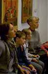 Учащиеся Воскресной школы храма совместно со взрослой группой посетили выставку Музея русской иконы