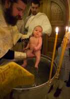 Крещение маленького прихожанина