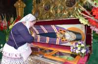 Молебен у раки с мощами Святителя Луки Крымского в Симферополе