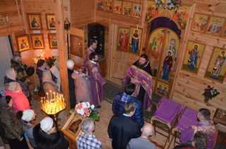 Чин прищения в храме Святителя Луки Крымского