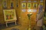 Торжественное освящение иконы Сретения Господня  - первой семейной иконы для  иконостаса строящегося храма