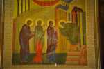 Торжественное освящение иконы Сретения Господня  - первой семейной иконы для  иконостаса строящегося храма