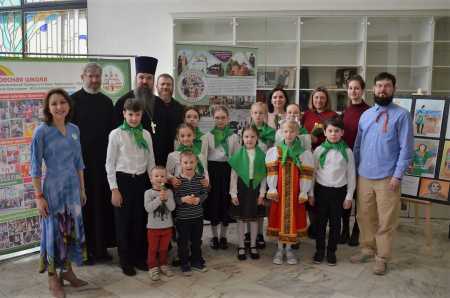 Воспитанники Воскресной школы храма приняли участие в фестивале Юго-Западного викаритства "Пасха Христова".