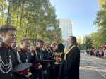 Настоятель храма Священномученика Ермогена, Патриарха Московского и всея Руси, чудотворца в Зюзине совершил молебен перед началом учебного года для кадетов Кадетской школы МЧС Первого Московского кадетского корпуса Настоятель храма Священномученика Ермогена, Патриарха Московского и всея Руси, чудотворца в Зюзине совершил молебен перед началом учебного года для кадетов Кадетской школы МЧС Первого Московского кадетского корпуса