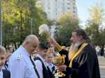Настоятель храма Священномученика Ермогена, Патриарха Московского и всея Руси, чудотворца в Зюзине совершил молебен перед началом учебного года для кадетов Кадетской школы МЧС Первого Московского кадетского корпуса Настоятель храма Священномученика Ермогена, Патриарха Московского и всея Руси, чудотворца в Зюзине совершил молебен перед началом учебного года для кадетов Кадетской школы МЧС Первого Московского кадетского корпуса