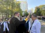 Настоятель храма Священномученика Ермогена, Патриарха Московского и всея Руси, чудотворца в Зюзине совершил молебен перед началом учебного года для кадетов Кадетской школы МЧС Первого Московского кадетского корпуса Настоятель храма Священномученика Ермогена, Патриарха Московского и всея Руси, чудотворца в Зюзине совершил молебен перед началом учебного года для кадетов Кадетской школы МЧС Первого Московского кадетского корпуса